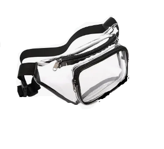 Stadium/Concert Survival Kit-Clear Fanny Pack